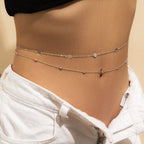 Women's Waist Chain in silver