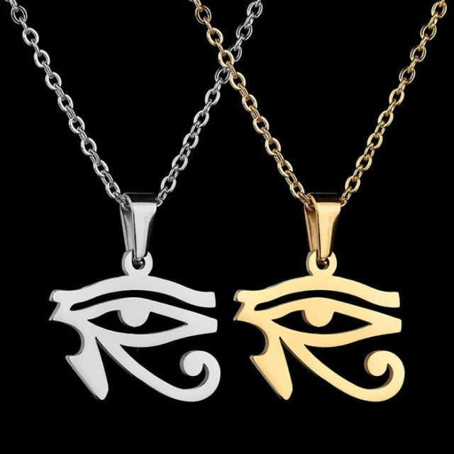 Egyptian Necklace Eye of Udjat Horus