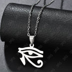 Egyptian Necklace Eye of Udjat Horus silver
