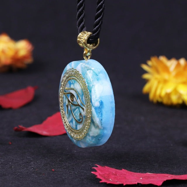 Orgonite Necklace Eye of Horus Egypt
