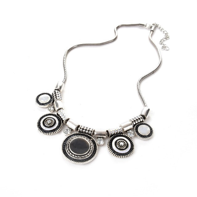 Ethnic Necklace for Women Black