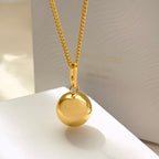 Maternity Necklace Pregnancy Bola with Pendant 