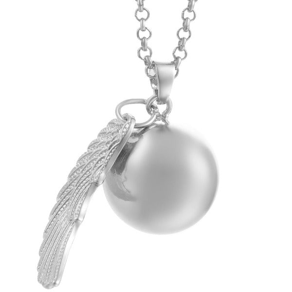 Pregnancy Bola Necklace with Colorful Pendant