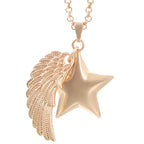 Pregnancy Bola Necklace with Colorful Pendant