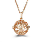 Pregnancy Bola Necklace with Hollow Pendant