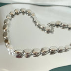 Vintage Style Necklace with Silver Beads