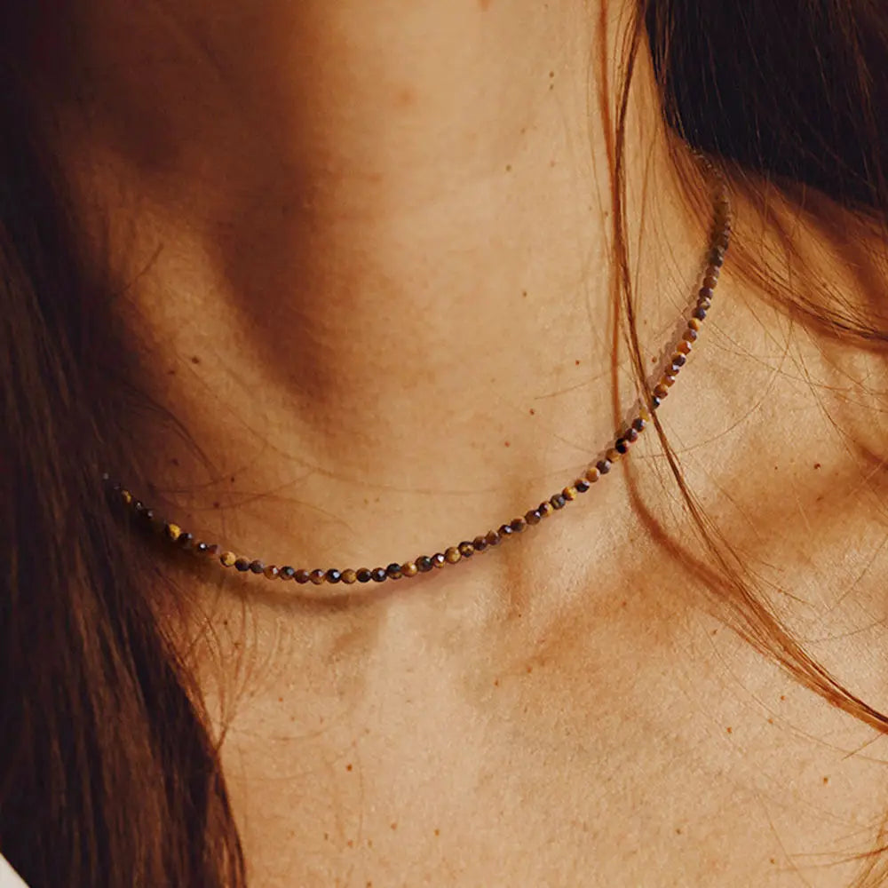 Women's Tiger's Eye Stone Necklace