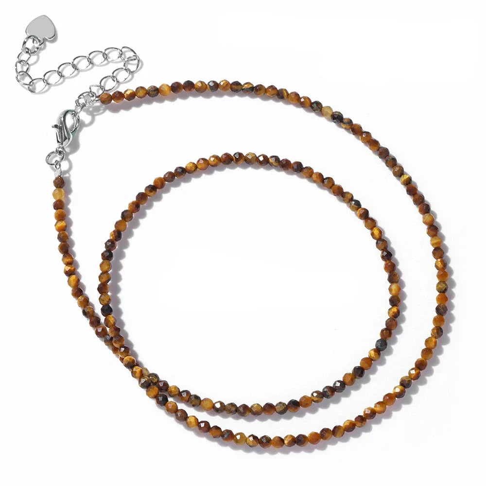 Women's Tiger's Eye Stone Necklace