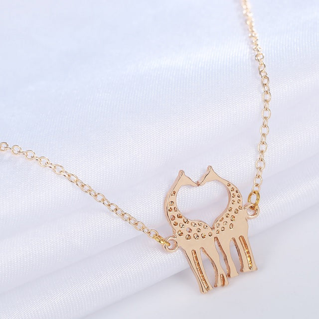 Gold Giraffe Necklace