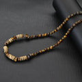 Men's Tiger's Eye Stone Necklace