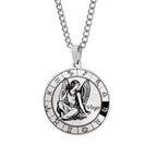 Horoscope Necklace Zodiac Constellations Pendant Silver Virgo