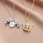 I Love You Butterfly Necklace