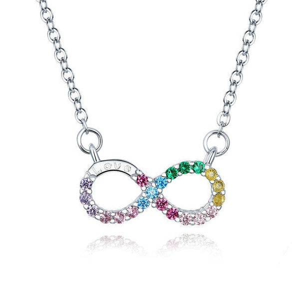 Infinity Silver Necklace