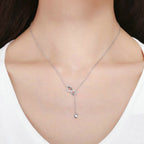 Infinity Pendant Necklace in Silver