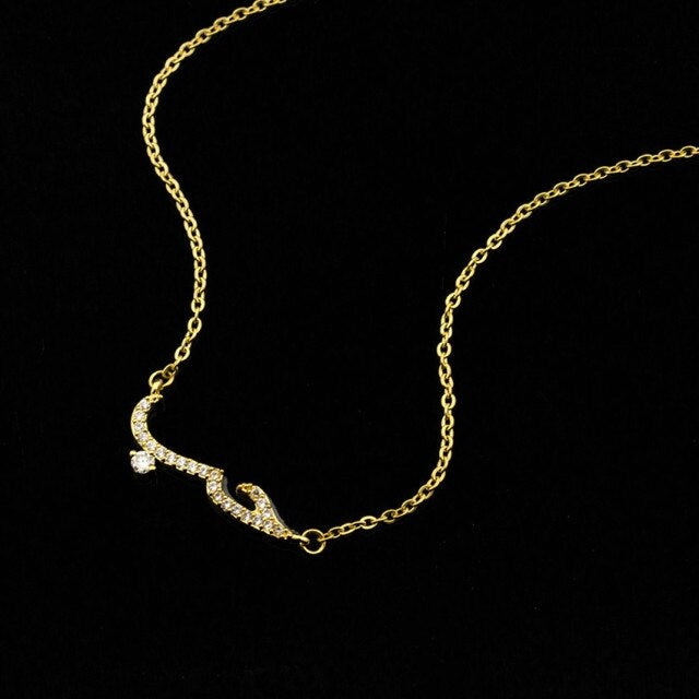 Islam Necklace for Women Muslim Arabic gold