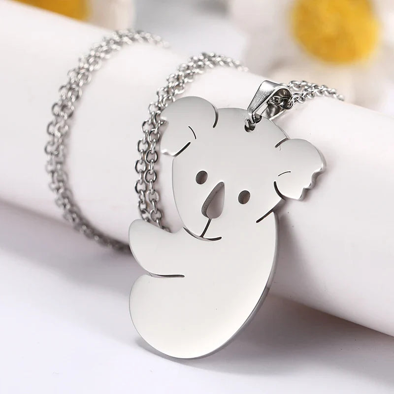Koala Silver Necklace
