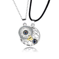 Moon Sun Couple Necklace silver