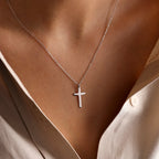Cross Necklace & Pendant for Women silver