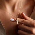 Cross Necklace & Pendant for Women gold