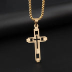 Necklace & Cross Pendant Gold