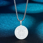 Greek Gorgon Medusa Silver Necklace
