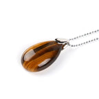 Tiger's Eye Pendant Necklace for Men and Women