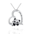 Panda Necklace Silver A