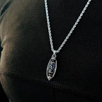 Rotating Anti-Stress Pattern Pendant Necklace