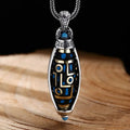 Rotating Anti-Stress Pattern Pendant Necklace