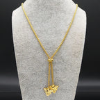 Bee Pendant Necklace Gold