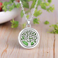 Tree of Life Perfume Diffuser Pendant Necklace