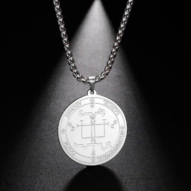 Archangel Silver Pendant Necklace