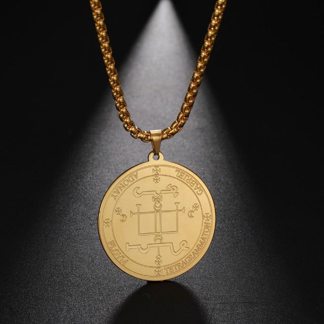 Archangel Gold Pendant Necklace