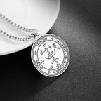 Archangel Silver Pendant Necklace