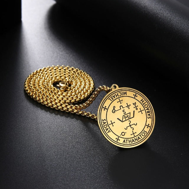 Archangel Gold Pendant Necklace