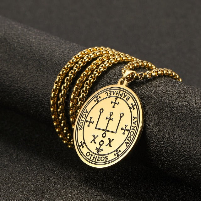 Archangel Gold Pendant Necklace