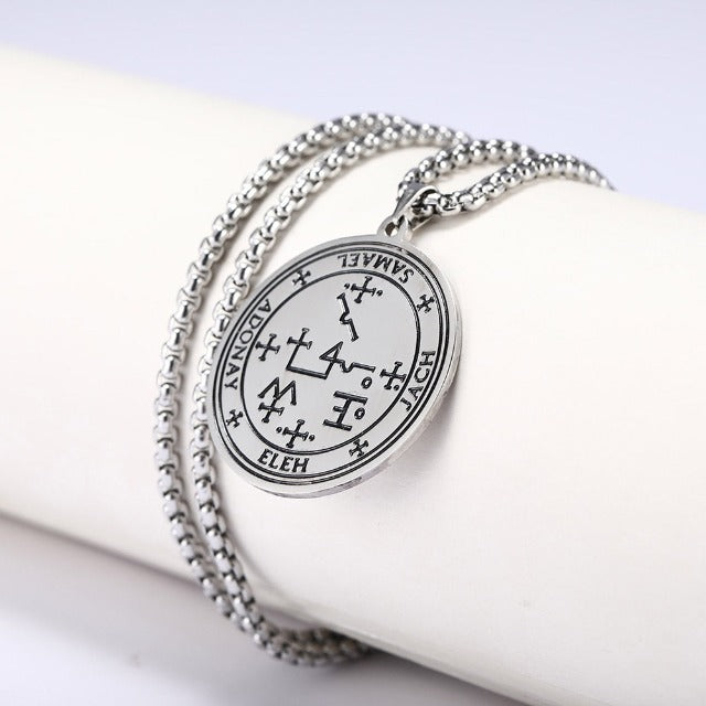 Archangel Silver Pendant Necklace