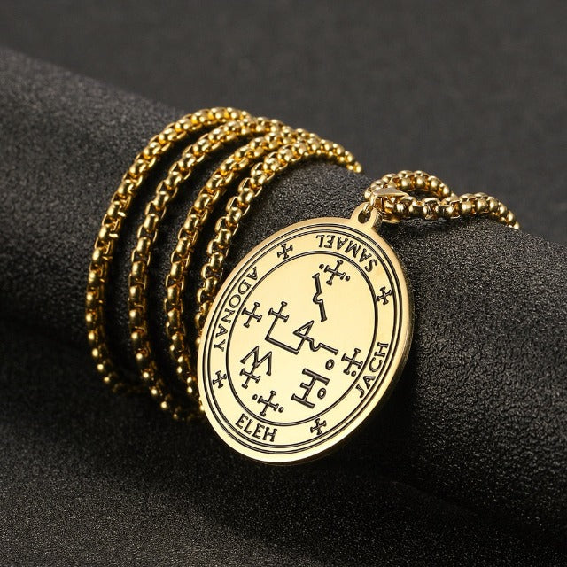 Archangel Gold Pendant Necklace
