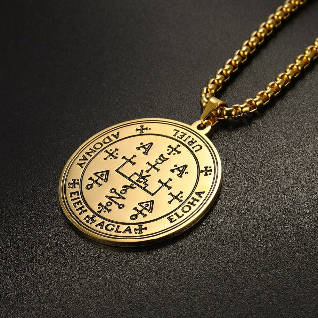 Archangel Gold Pendant Necklace