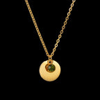 Pendant Necklace with Birthstone