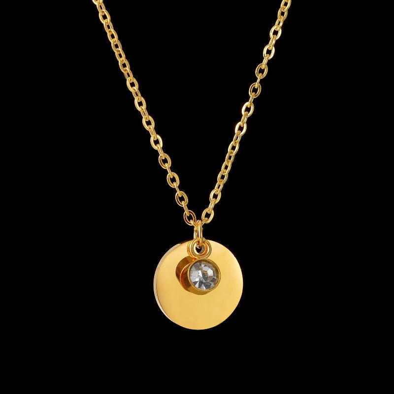 Pendant Necklace with Birthstone
