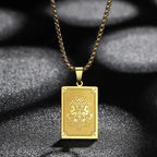 Gold Zodiac Sign Pendant Necklace
