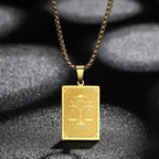 Zodiac Sign Pendant Necklace