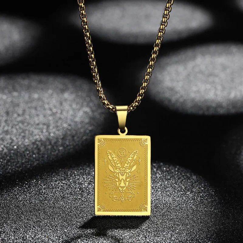 Zodiac Sign Pendant Necklace