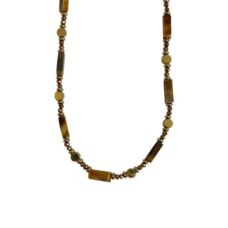 Tiger’s Eye Protective Pendant Necklace A