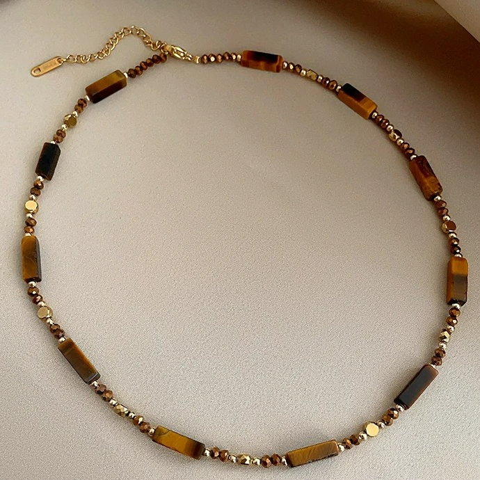 Tiger’s Eye Protective Pendant Necklace A