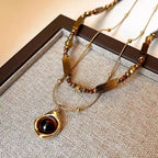 Tiger’s Eye Protective Pendant Necklace A