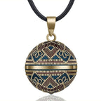 Mexican Blue Pregnancy Bola Pendant Necklace for Pregnant Women