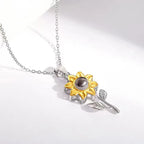 Sunflower Pendant Necklace