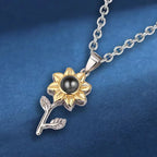 Sunflower Pendant Necklace